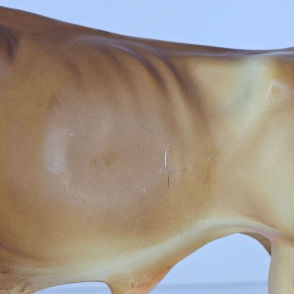 Breyer Texas Longhorn Bull Cow #75 Black Eye Shading - Picture 15 of 16